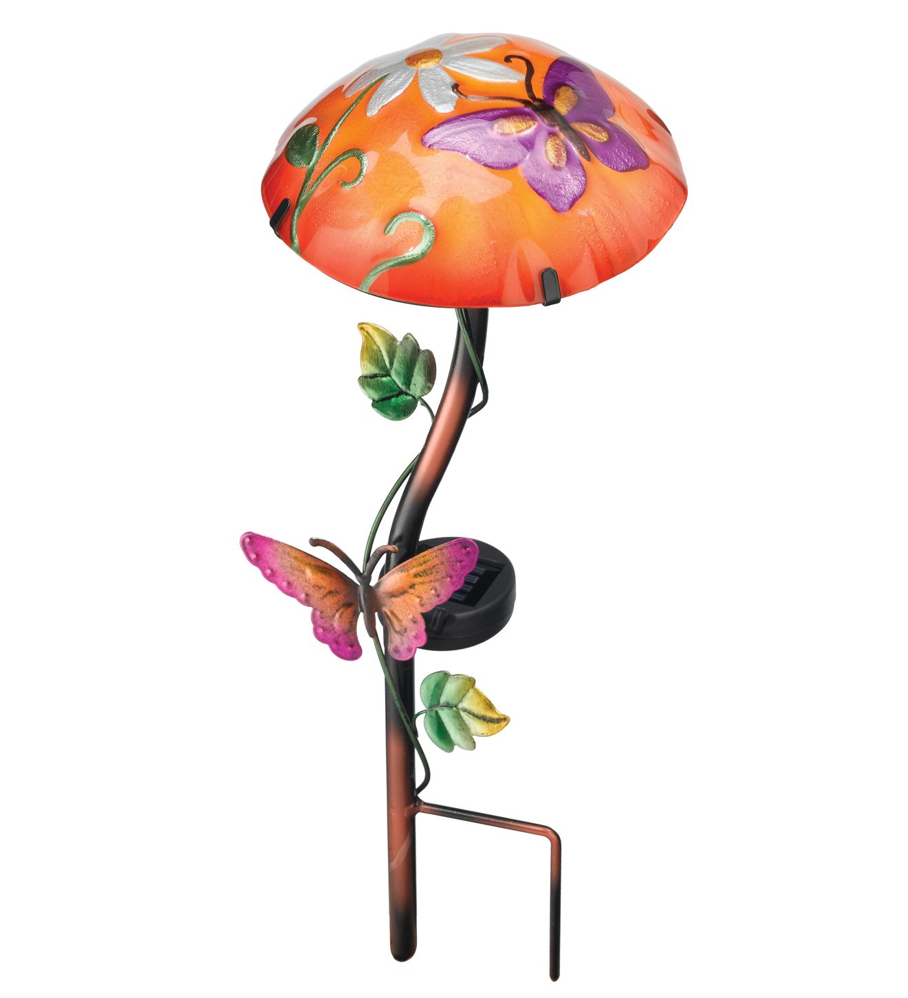 Solar Mushroom Stake - Butterfly