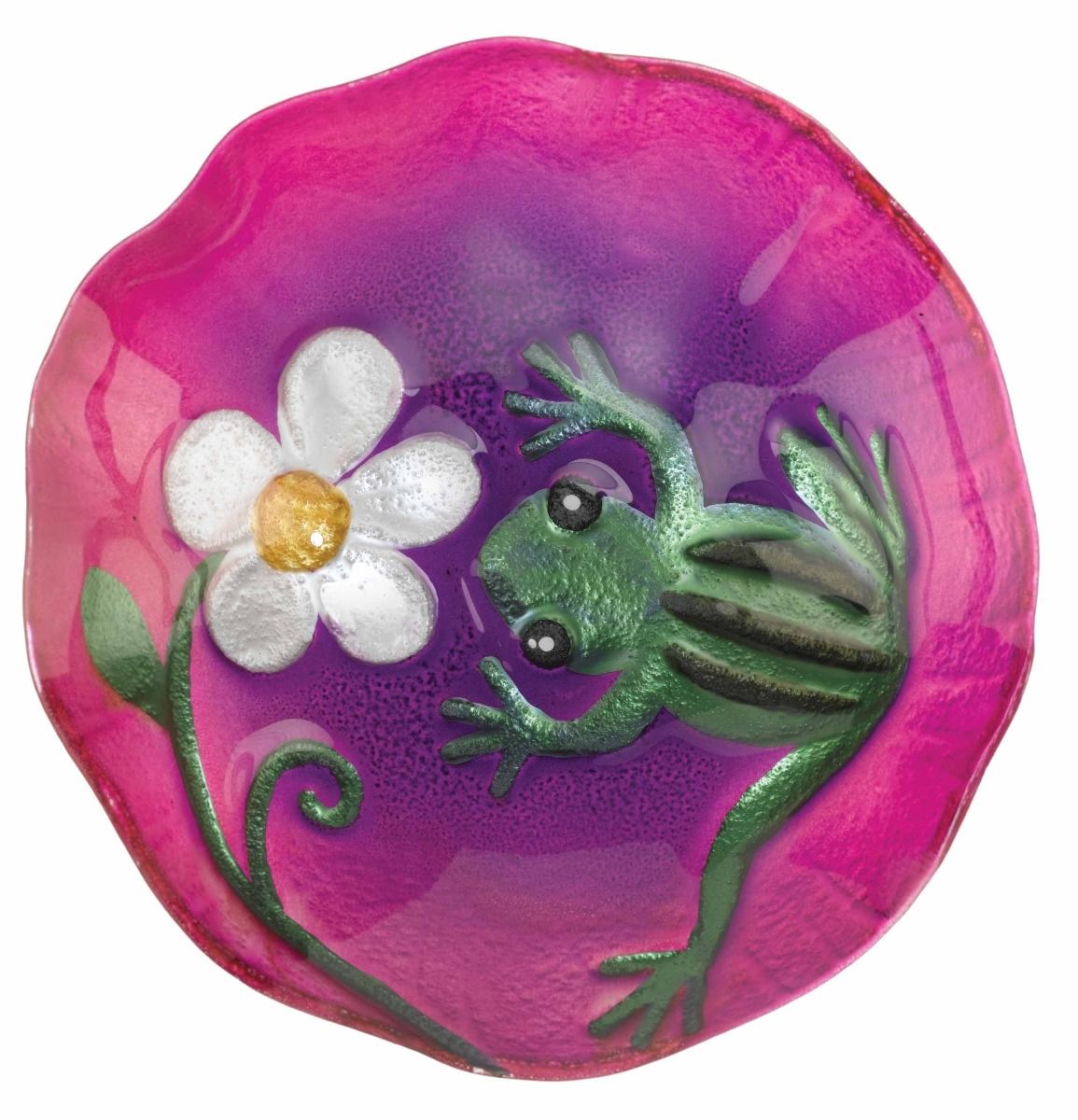 Solar Mushroom Stake - Frog