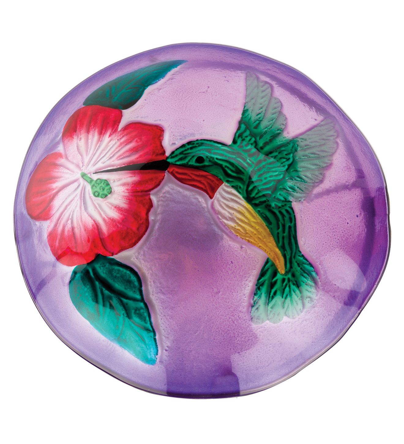 Solar Mushroom Stake - Hummingbird