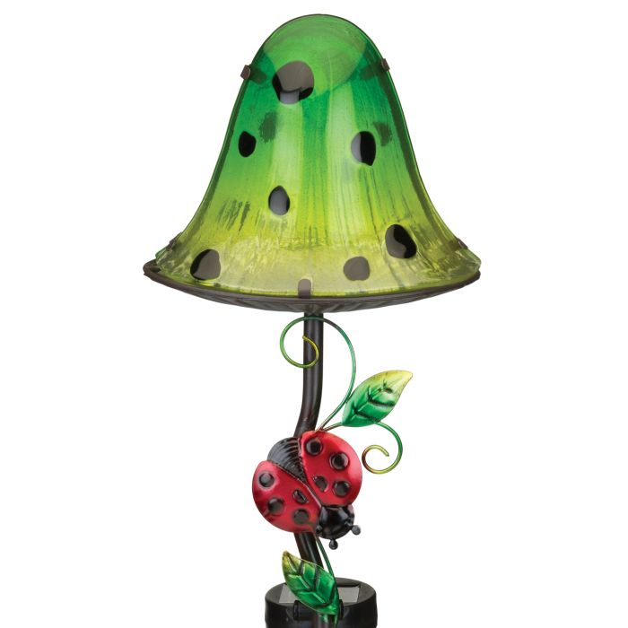 Dottie Mushroom Solar Stake - Green
