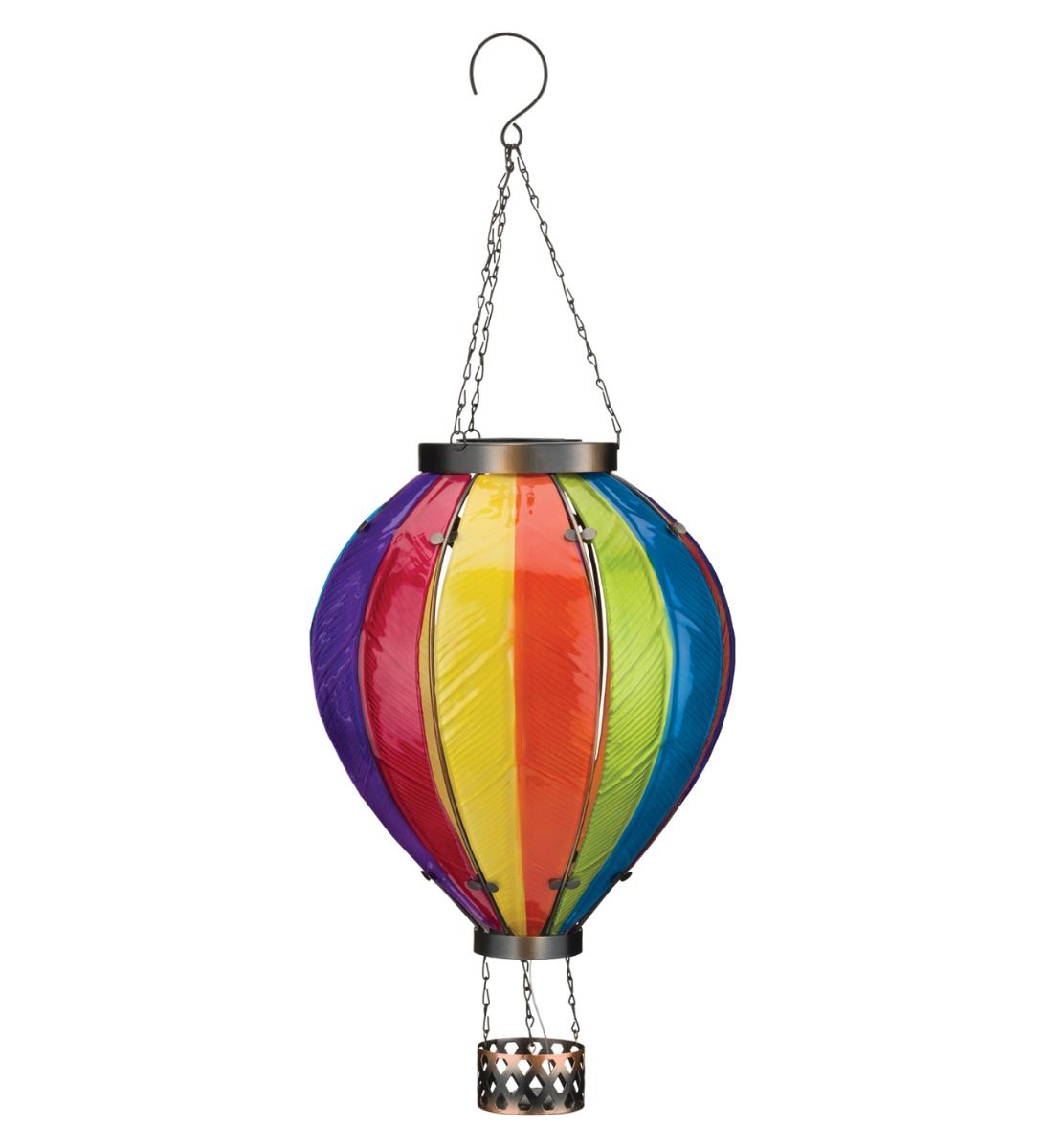 Hot Air Balloon Solar Lantern LG - Rainbow