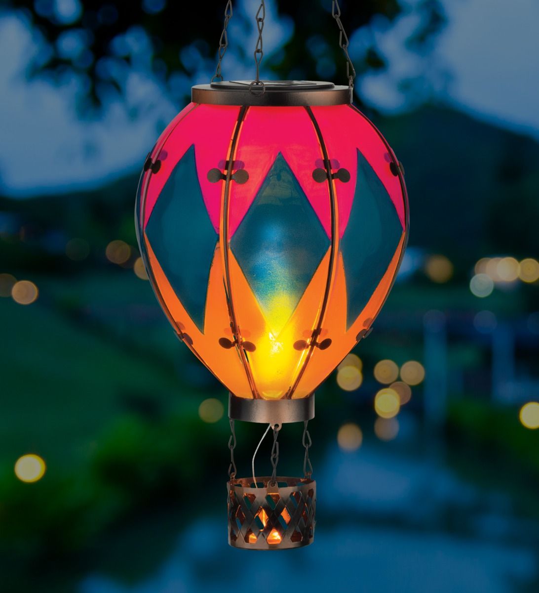 Hot Air Balloon Solar Lantern LG - Diamond